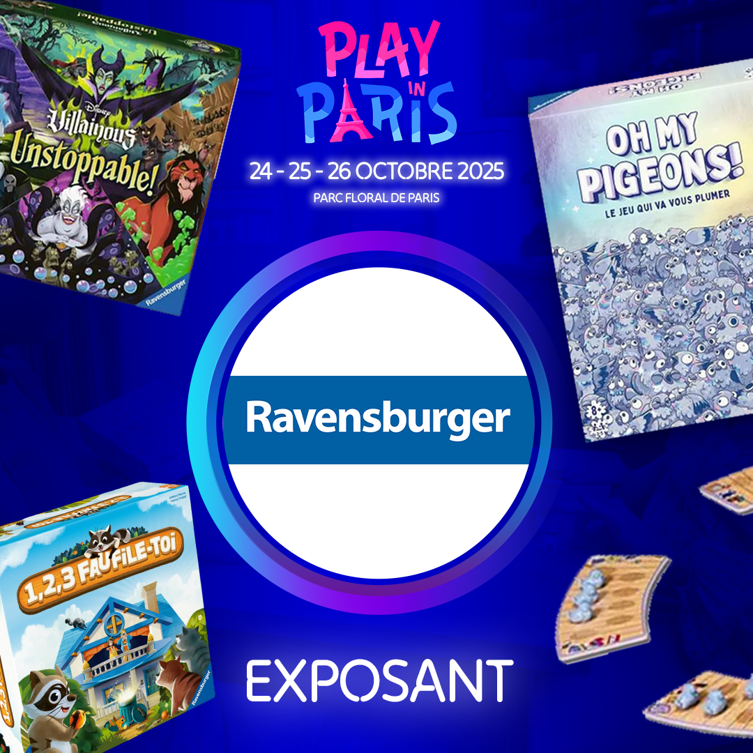 Ravensburger vient présenter ses derniers jeux au Play in Paris