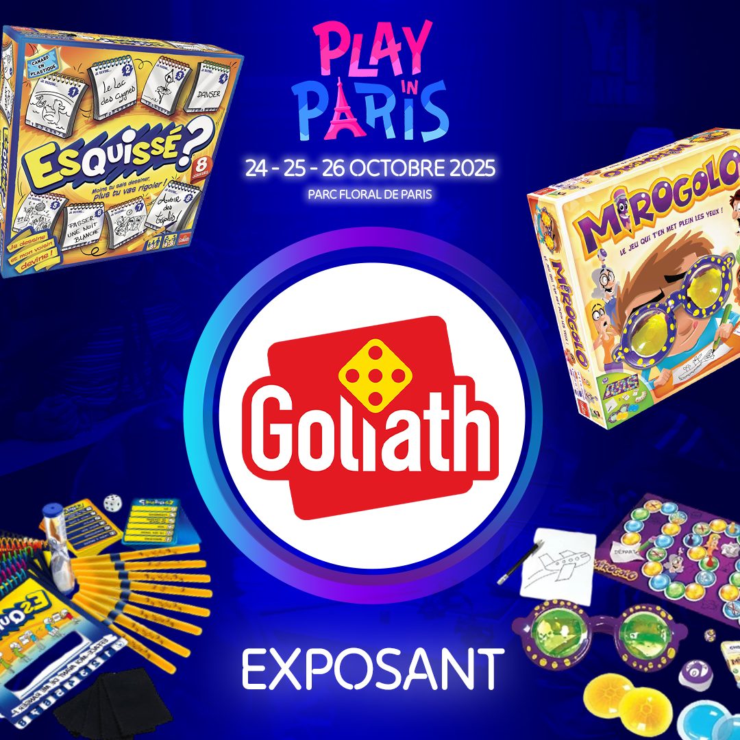 Annonce exposant : Goliath confirme sa présence au Play in Paris 